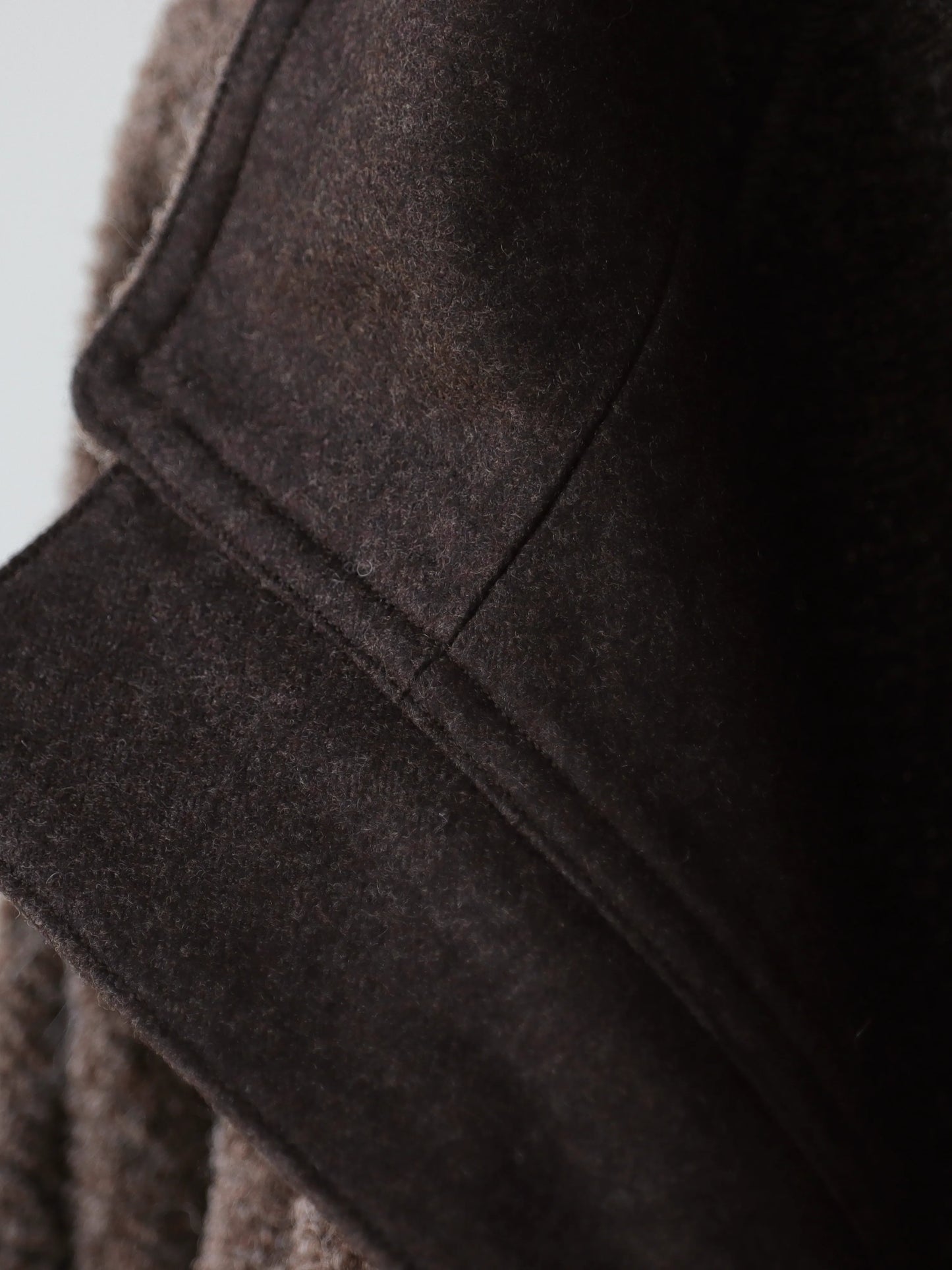 山内 | アルパカボア・ジッププルオーバー ash gray