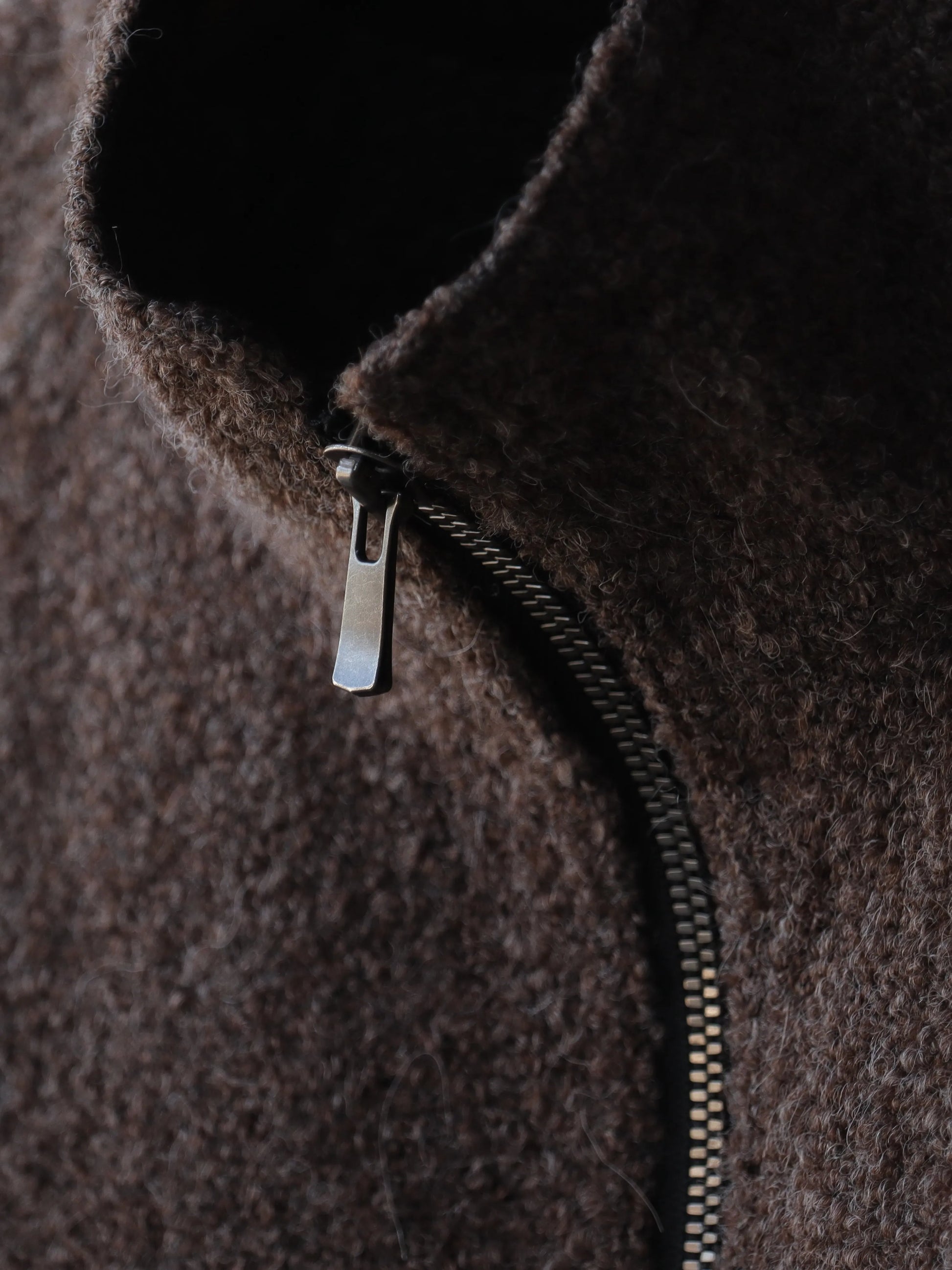 山内-アルパカボア-ジッププルオーバー-ash-gray-7