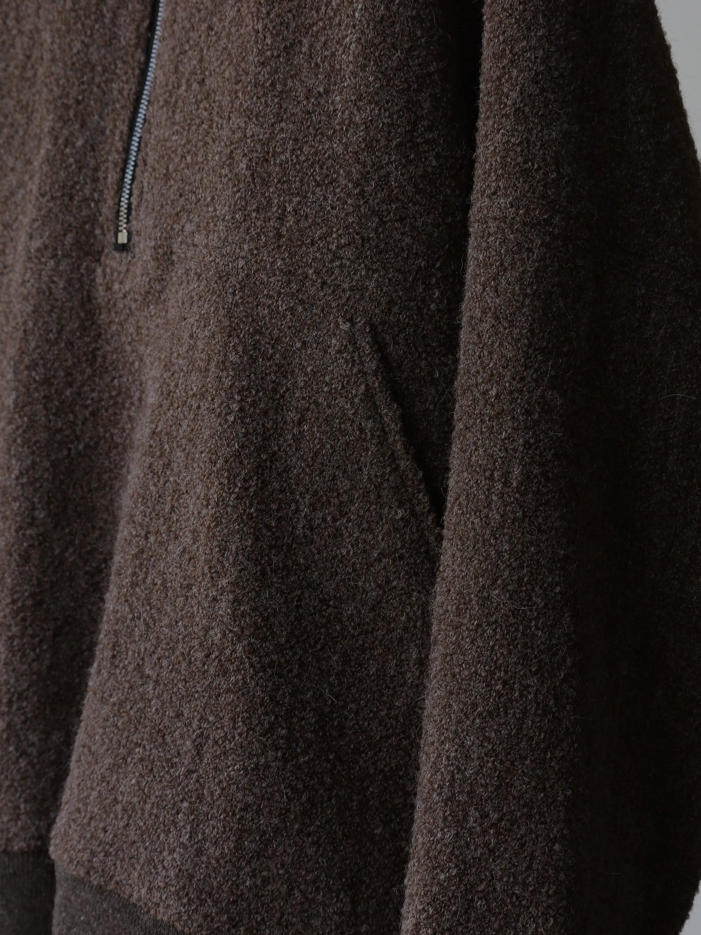 山内-アルパカボア-ジッププルオーバー-ash-gray-8