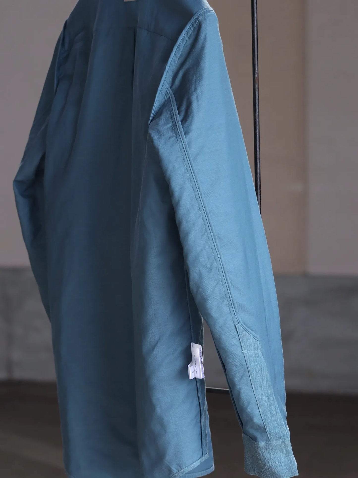 山内-塩縮加工ラミーシャンブレー-羽衿無し-saxe-10