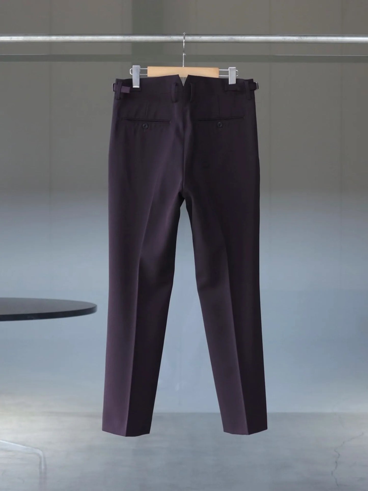 irenisa-semi-flare-trousers-burgundy-3