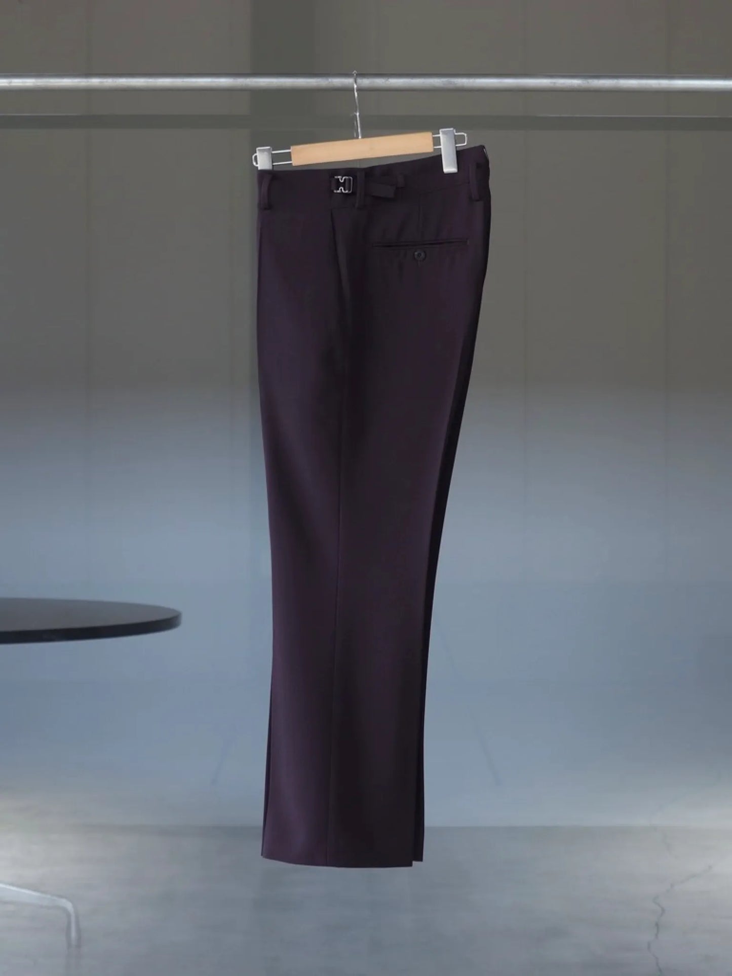 irenisa-semi-flare-trousers-burgundy-1