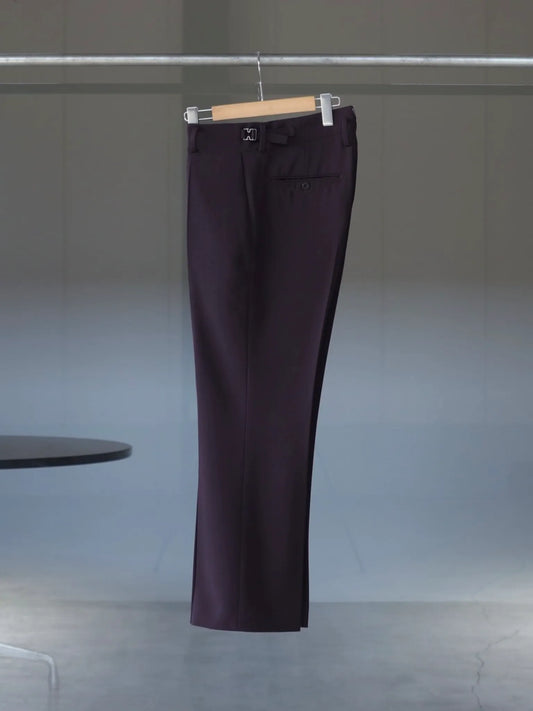 irenisa-semi-flare-trousers-burgundy-1