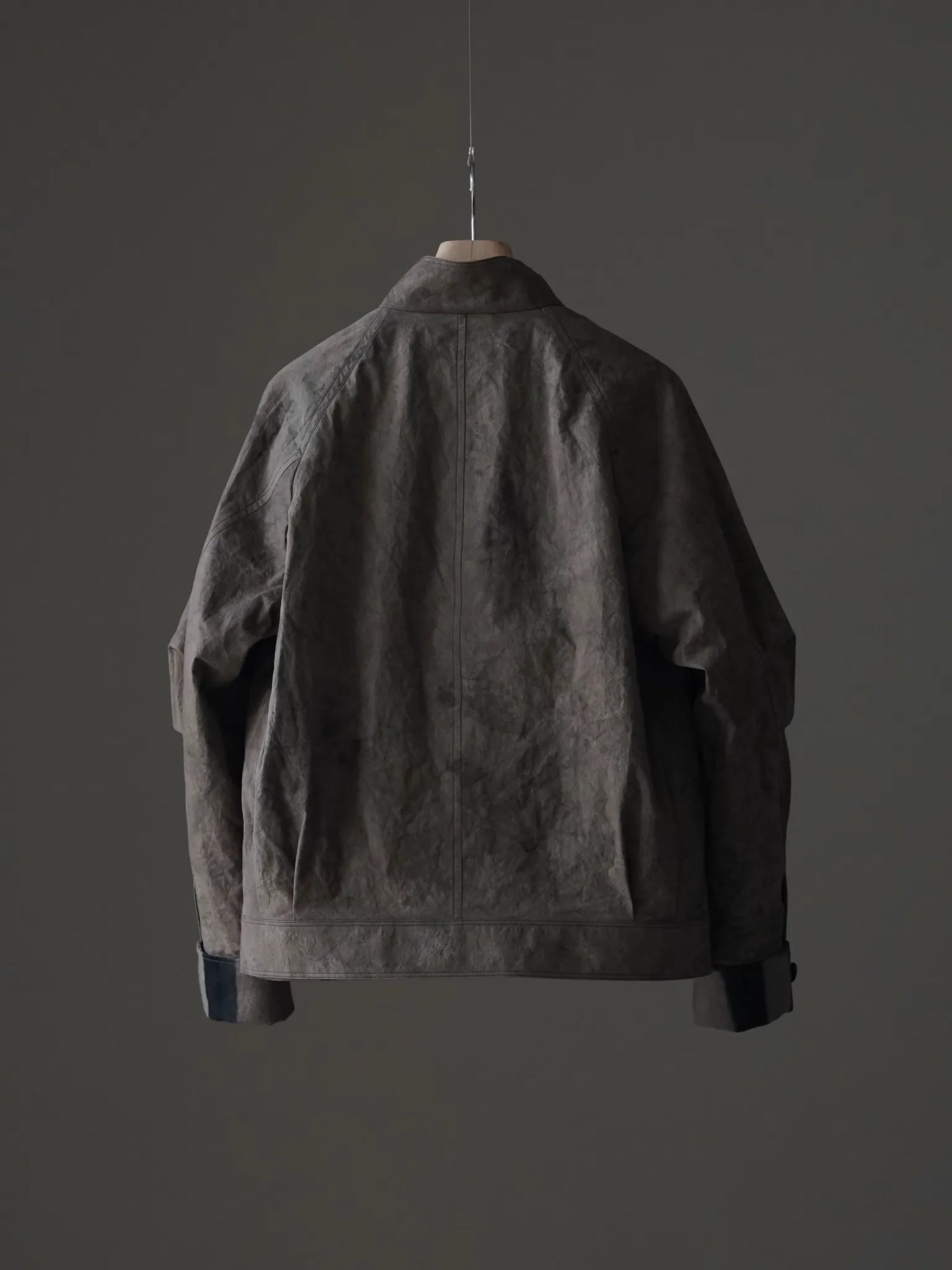 山内 | 3wayシールドコットン・ジップジャケット brown×arimatsu brown