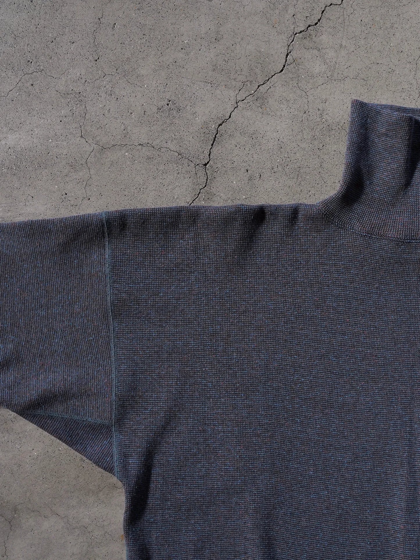 OLDE HOMESTEADER YOUTH | TWEEDISH RIB TURTLE NECK L/S DARK BLUE