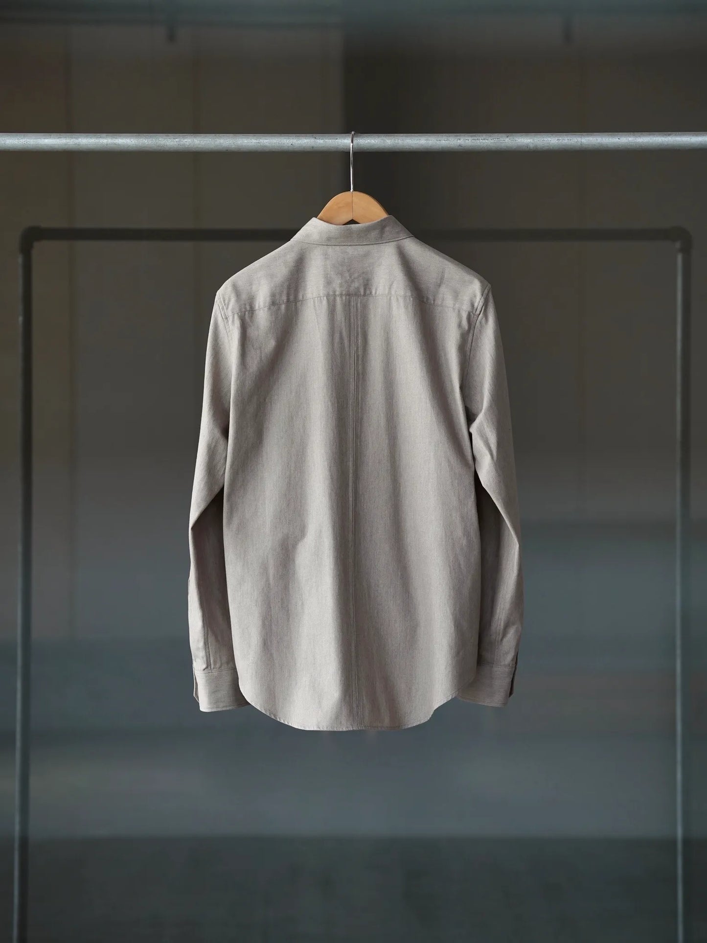 IRENISA | SPREAD COLLAR REGULAR-FIT SHIRT LBEIGE