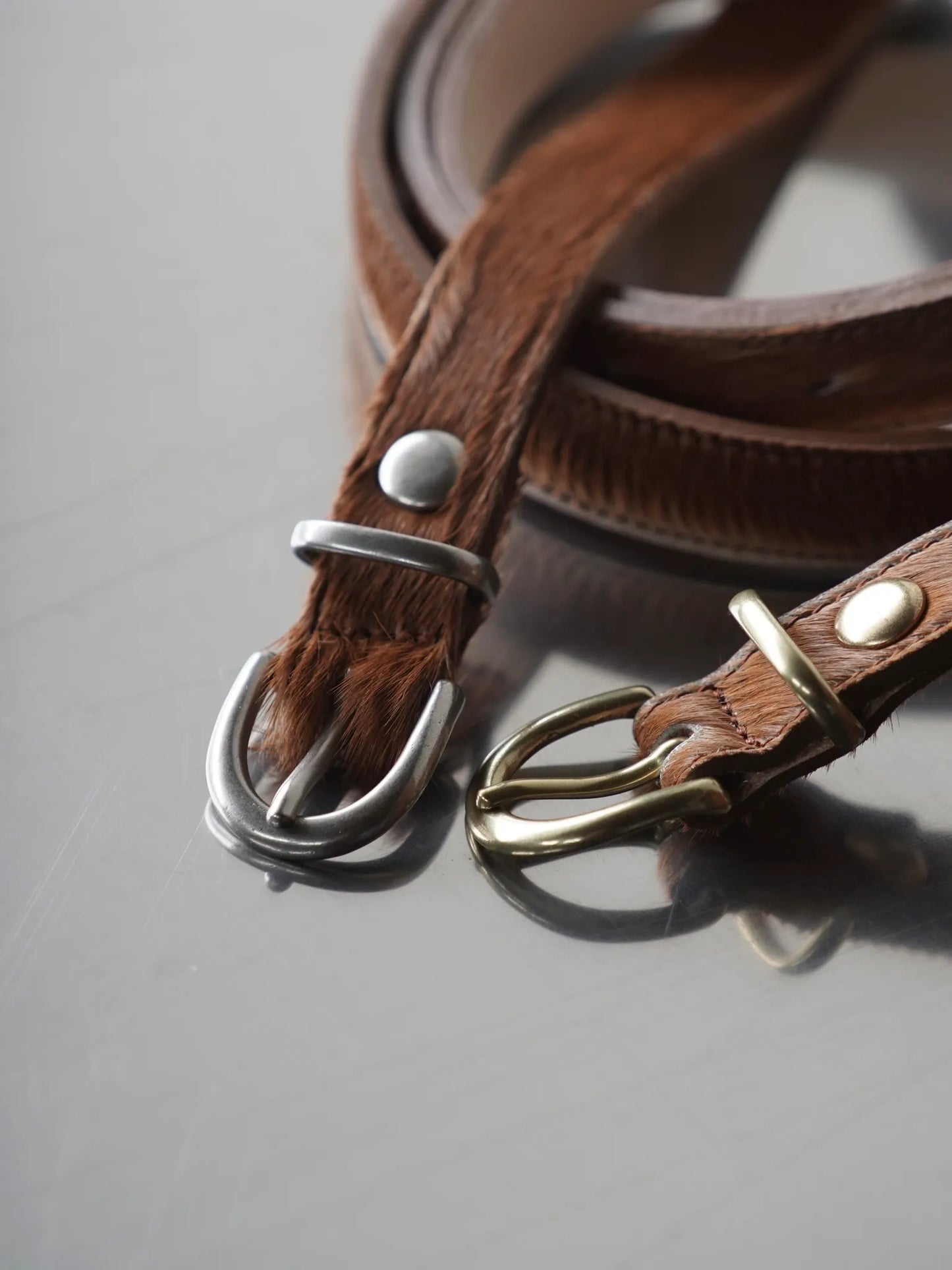 Post Production | Western Belt Horse Hair Gold