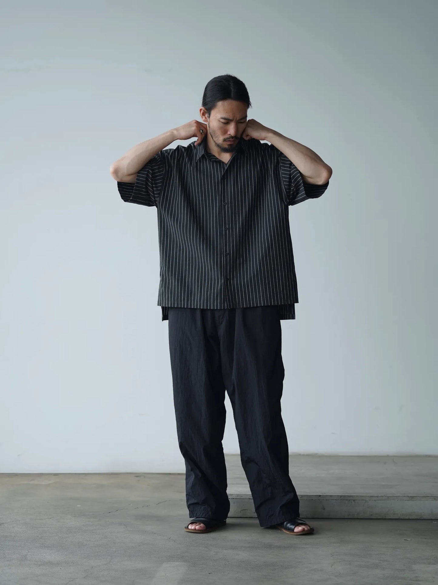 BESTIAIRE | BOXY SHIRT BLACK STRIPE