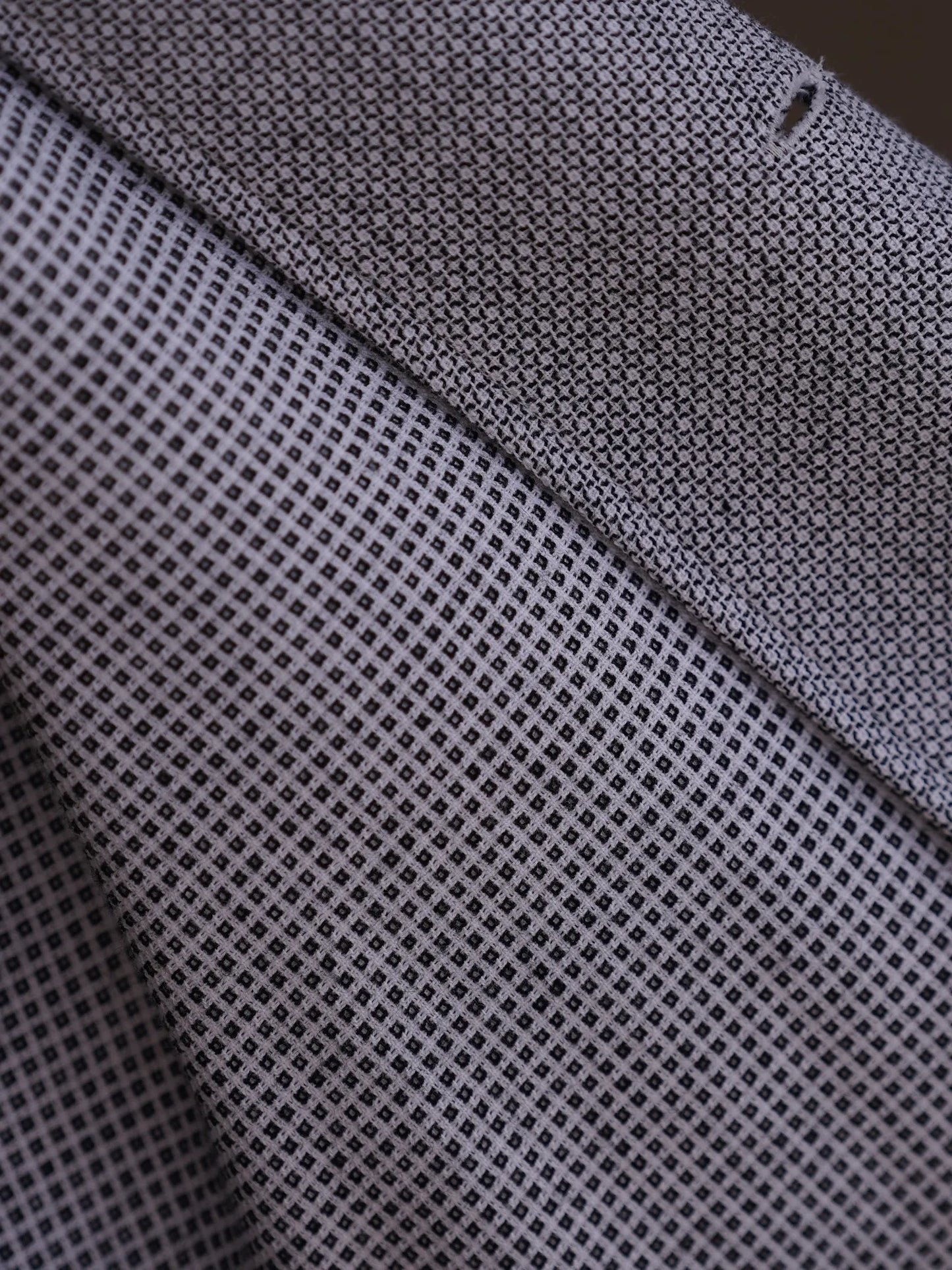 nonnotte | Swan Drop Collar Shirt Jacket Black × White