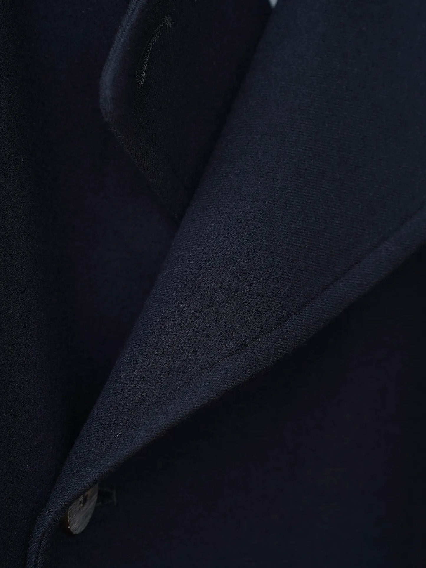 calmlence | DOUBLE BREASTED COAT BLK