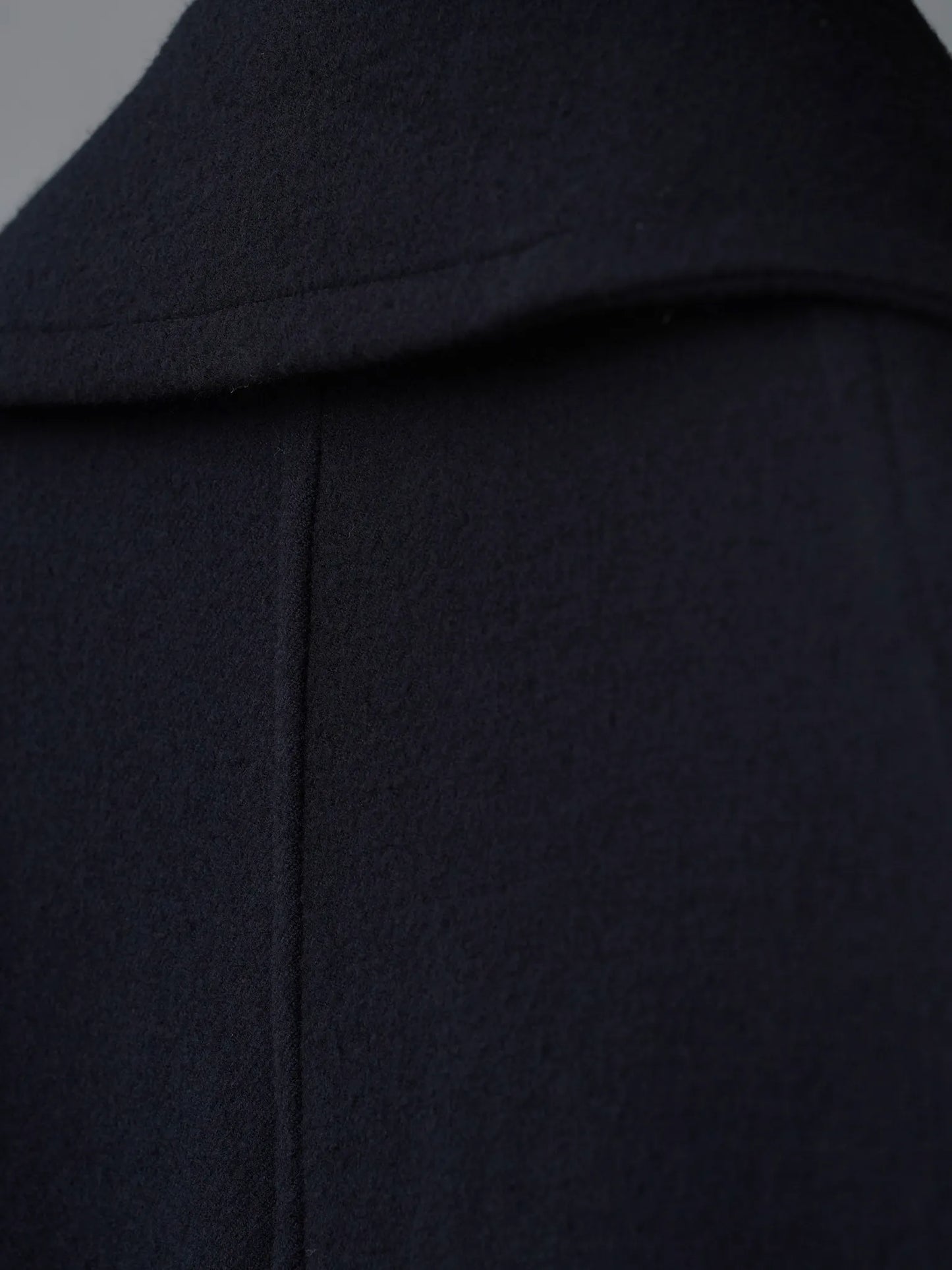 calmlence | DOUBLE BREASTED COAT BLK