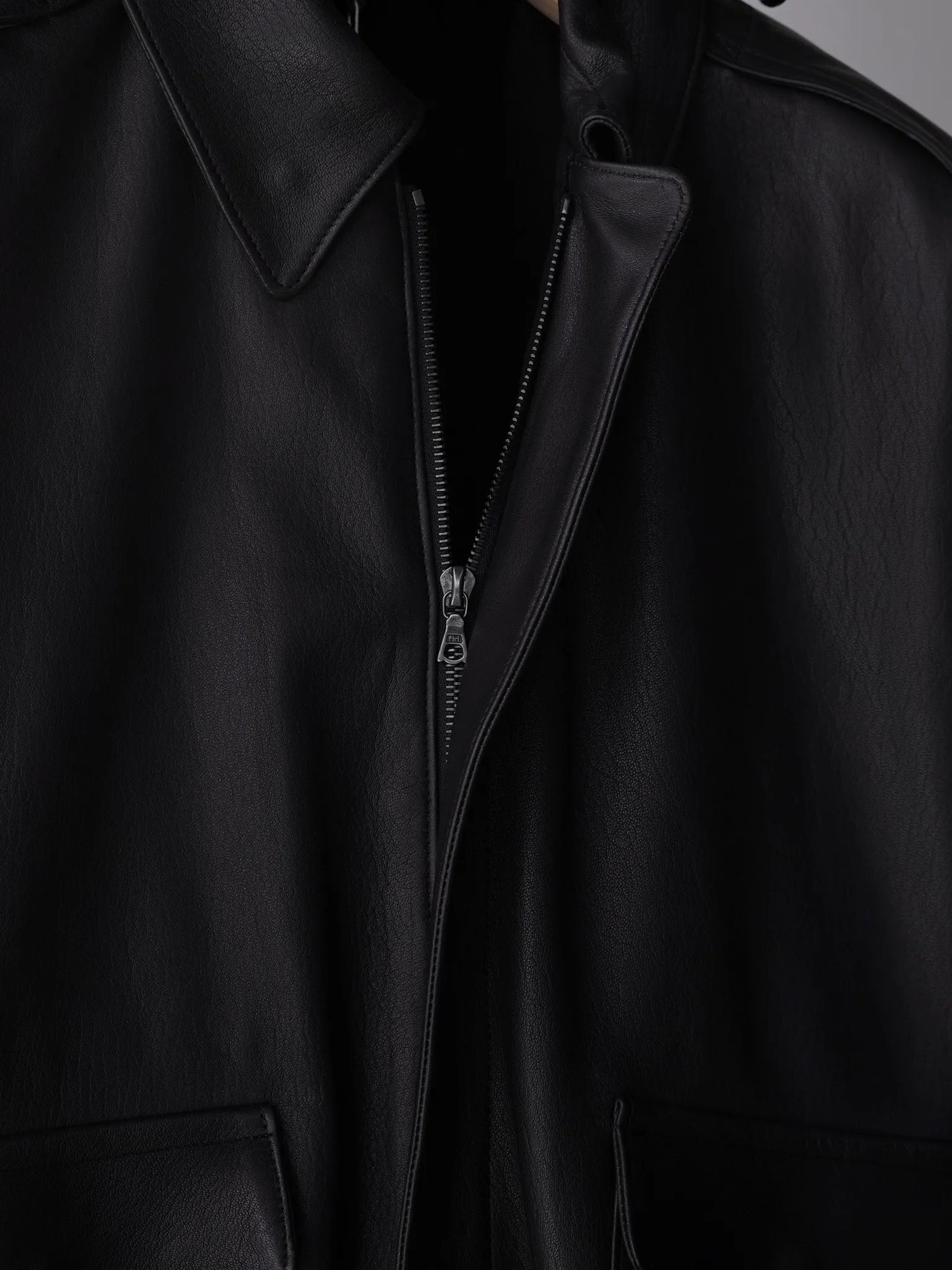 COMOLI | シープスキン A-2ジャケット BROWN