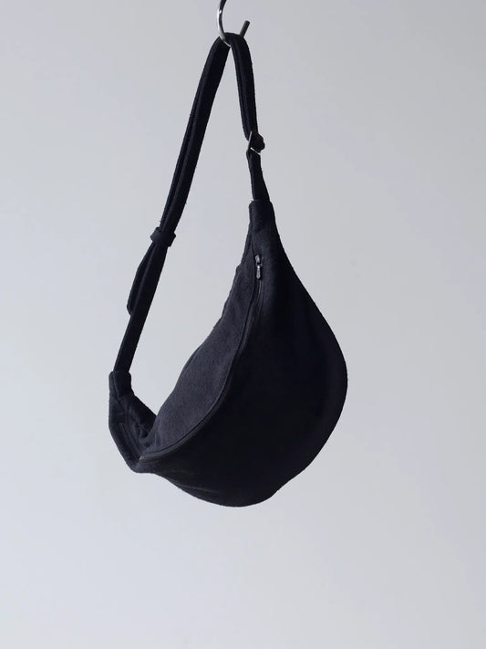comoli-シルクネップ-ウエストバッグ-black-1-1