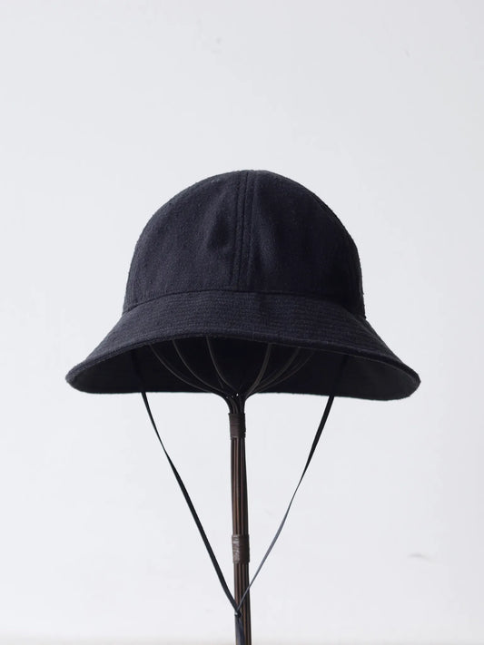 comoli-シルクネップ-ハット-black-1-1