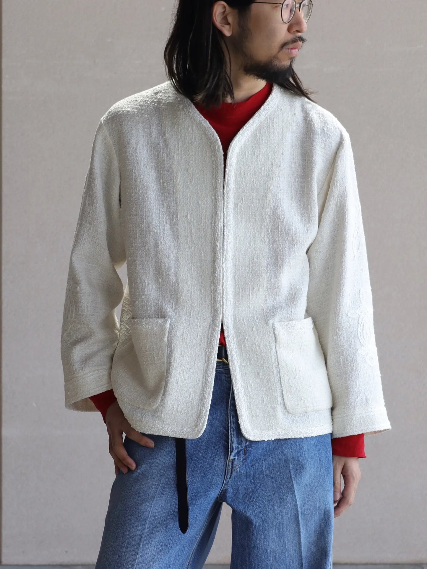 sarto-no-collar-jacket-0-white-3