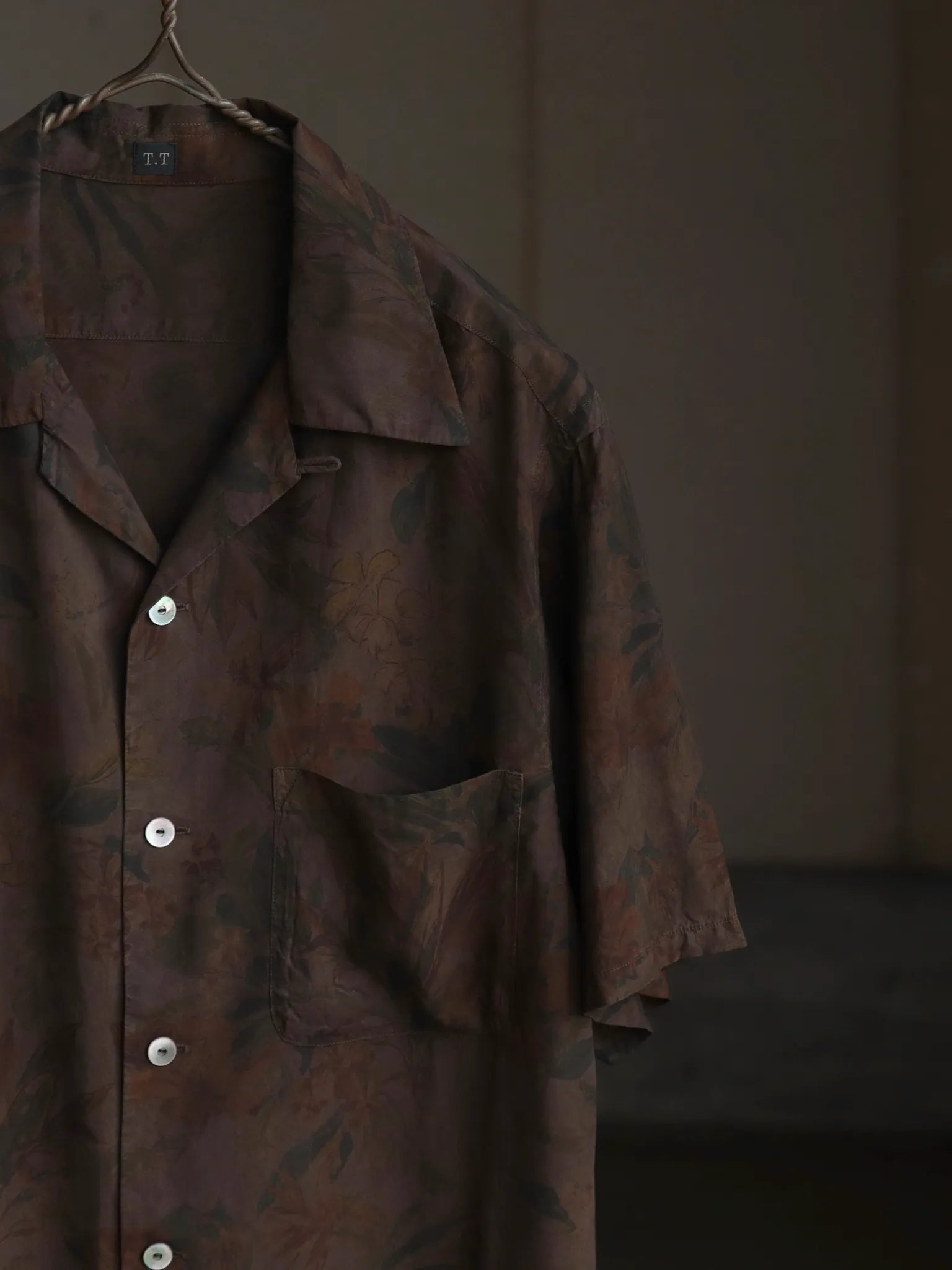 t-t-lot-113-open-collar-shirt-mud-dyed-brown-1-2