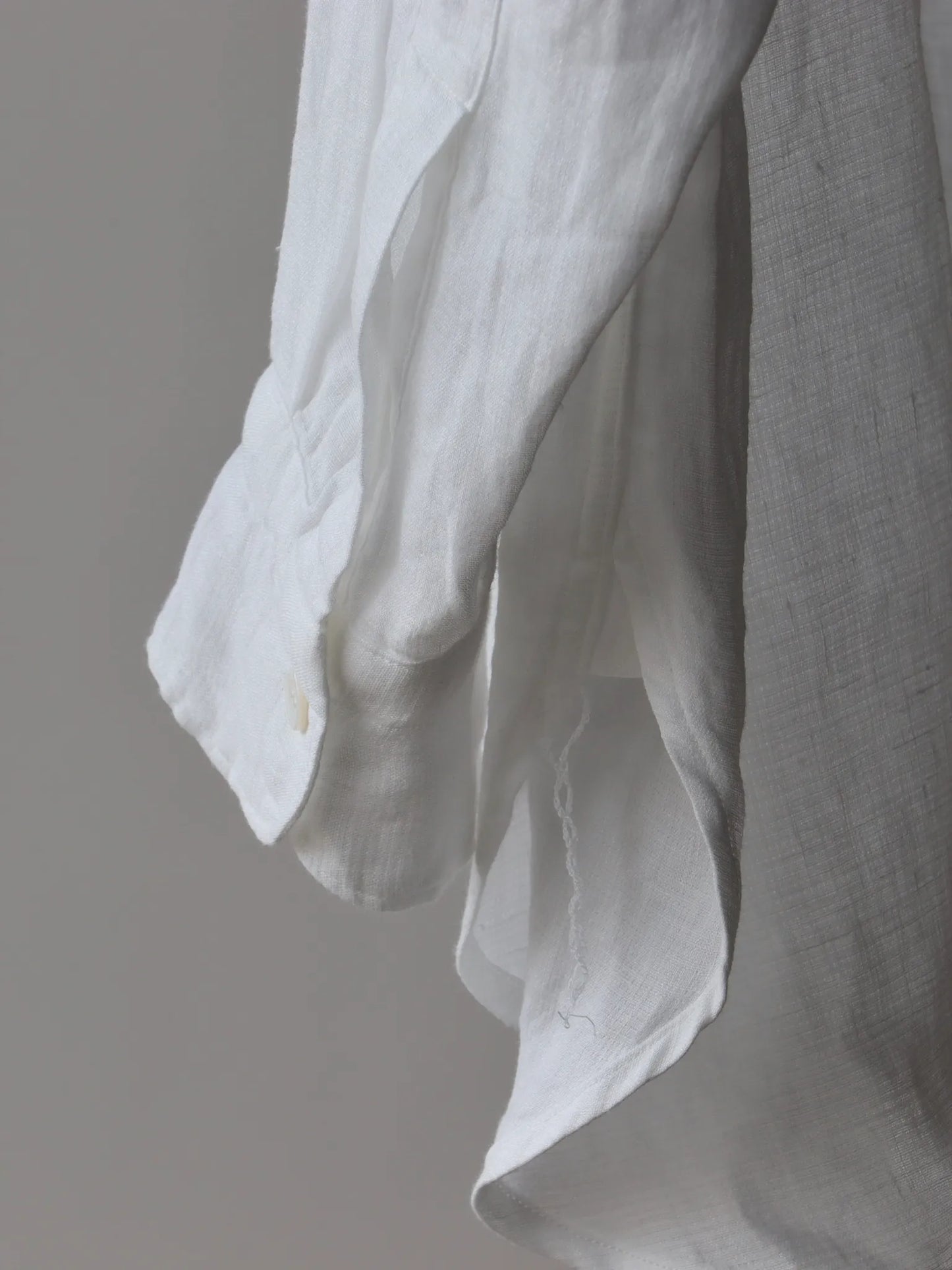 comoli-リネンwクロス-プルオーバーシャツ-white-6
