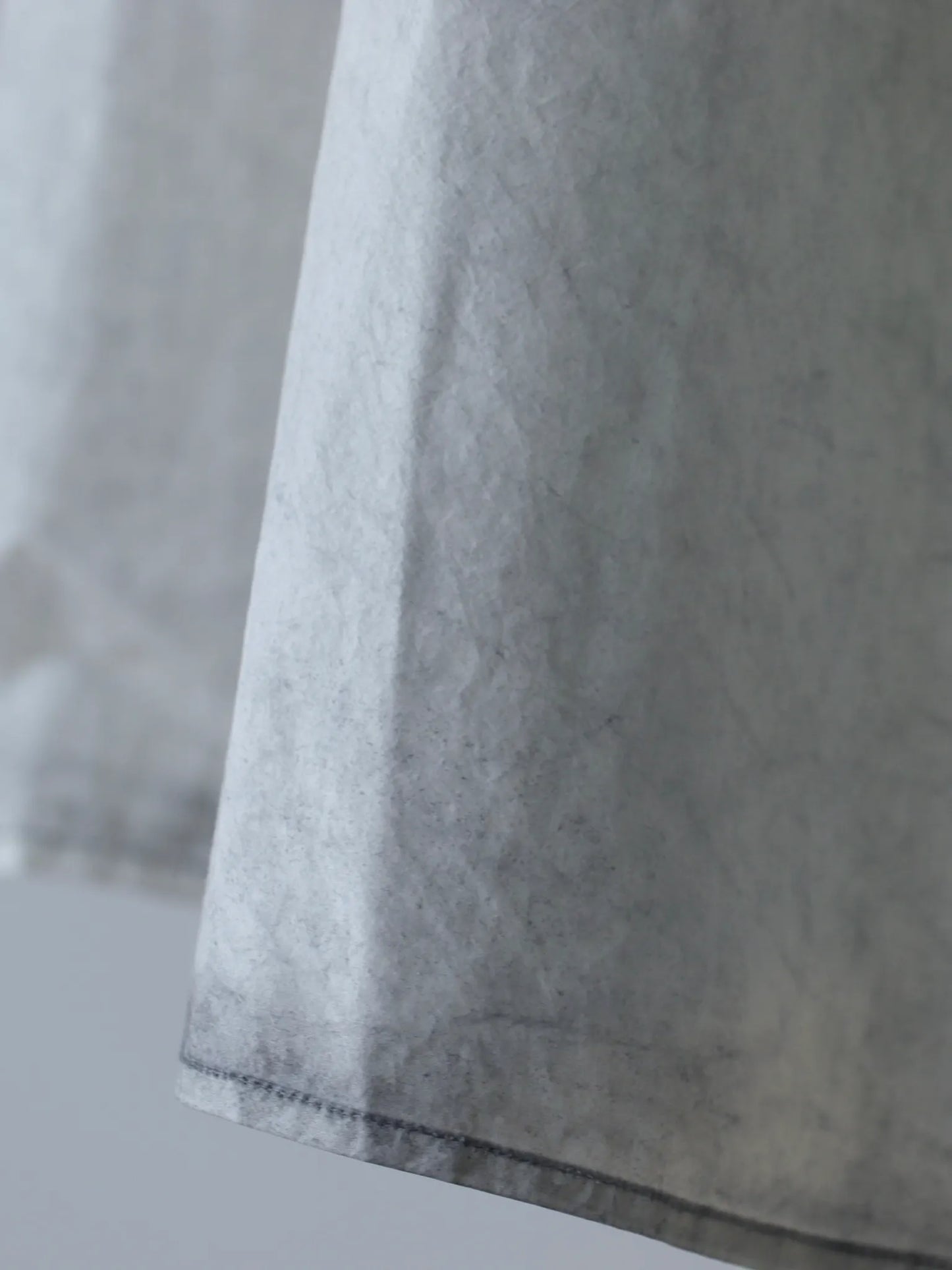 Nomàt | COTTON Gathered Shirt Pearl Grey