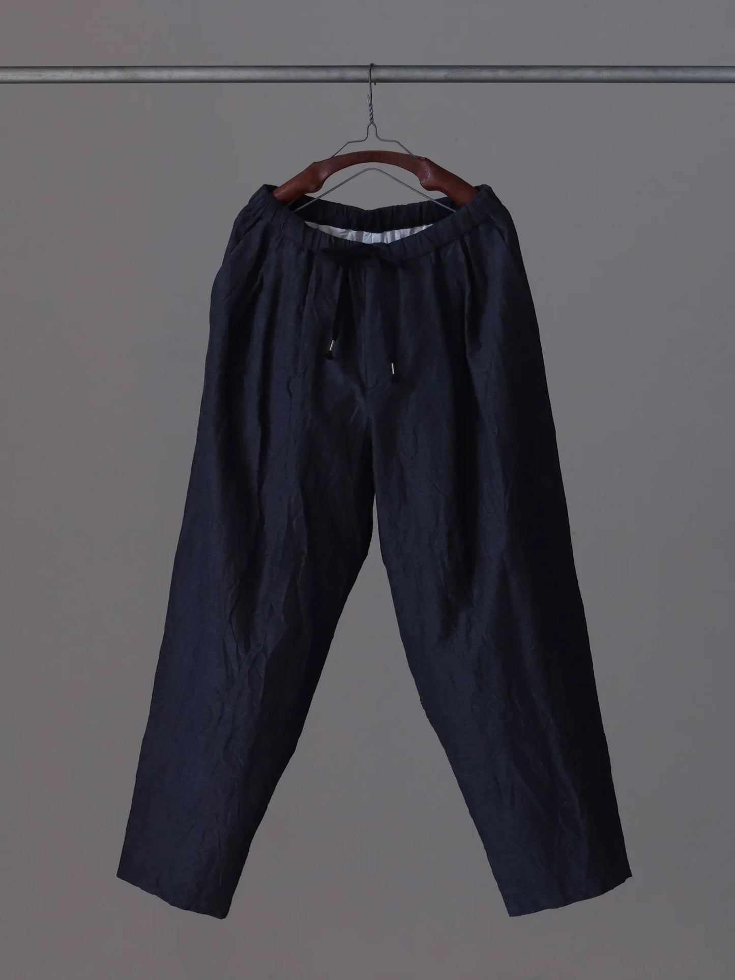 calmlence | DOUBLE PLEATED EASY TAPERED GRY