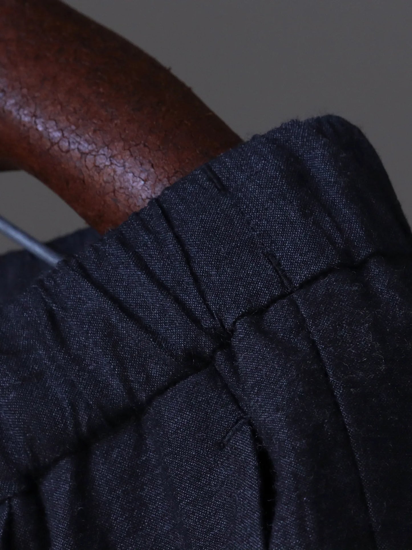 calmlence | DOUBLE PLEATED EASY TAPERED GRY