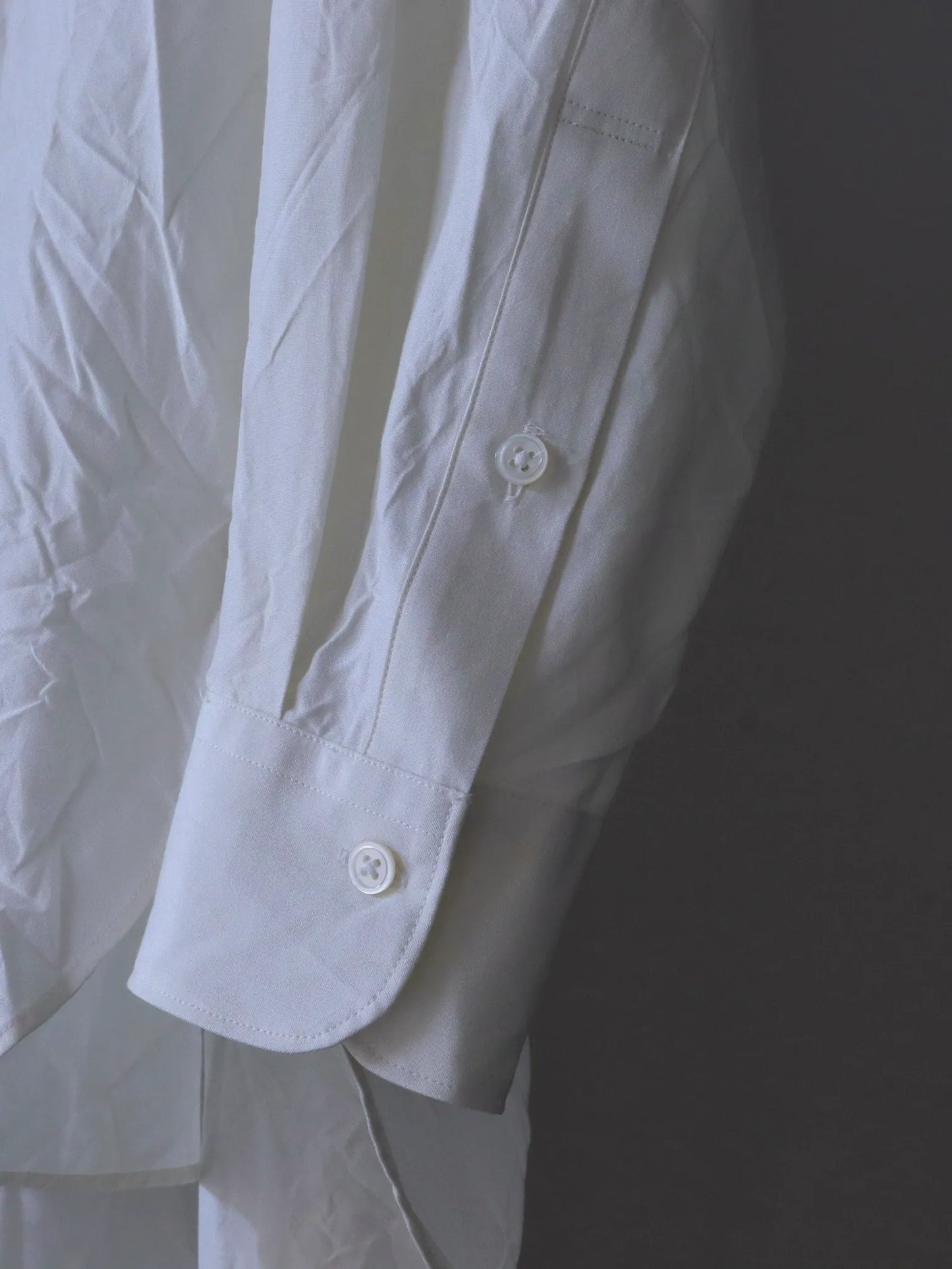 calmlence | REGULAR COLLAR SHIRT WHT