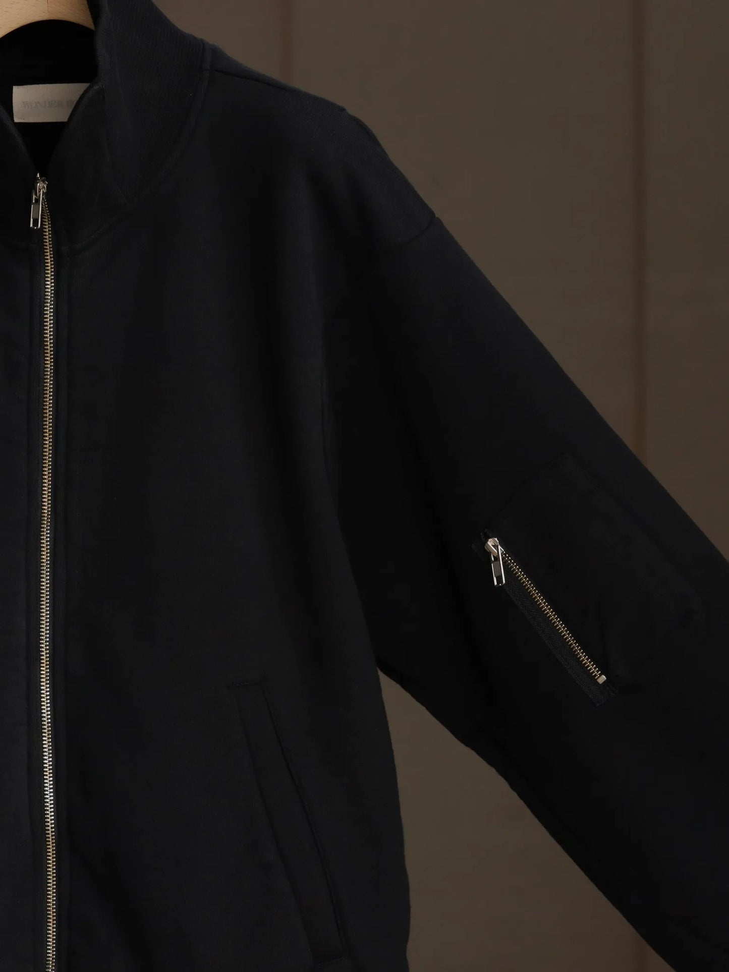 WONDER ROOM | "WHALE" flight jacket black