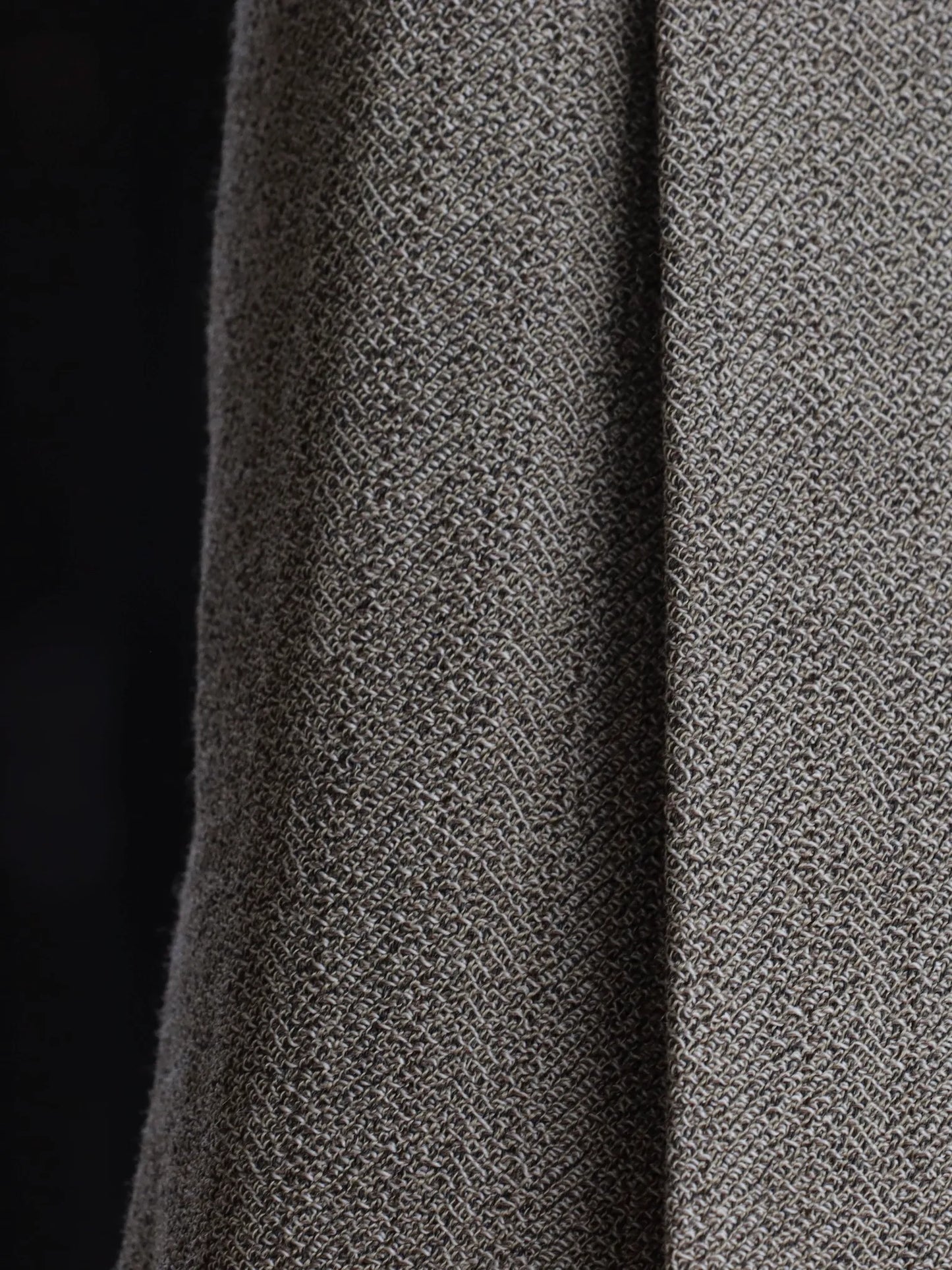 nonnotte | Draping Crotch Box Pleats Trousers Original Geometric Brown Top