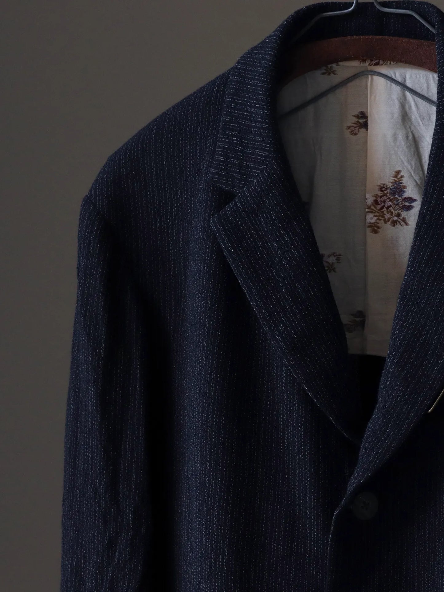 calmlence | NOTCHED LAPEL SACK COAT BLKST