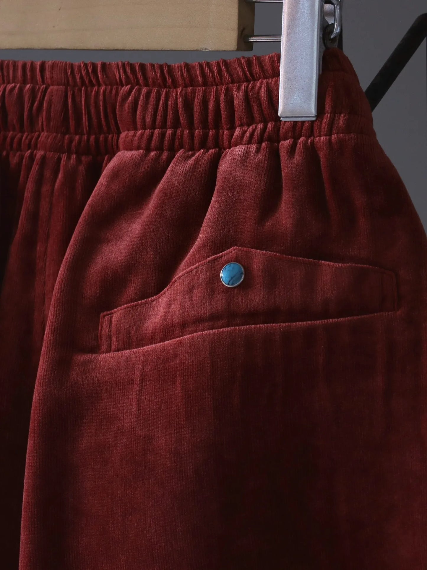 sarto-embroidery-shorts-red-brick-7