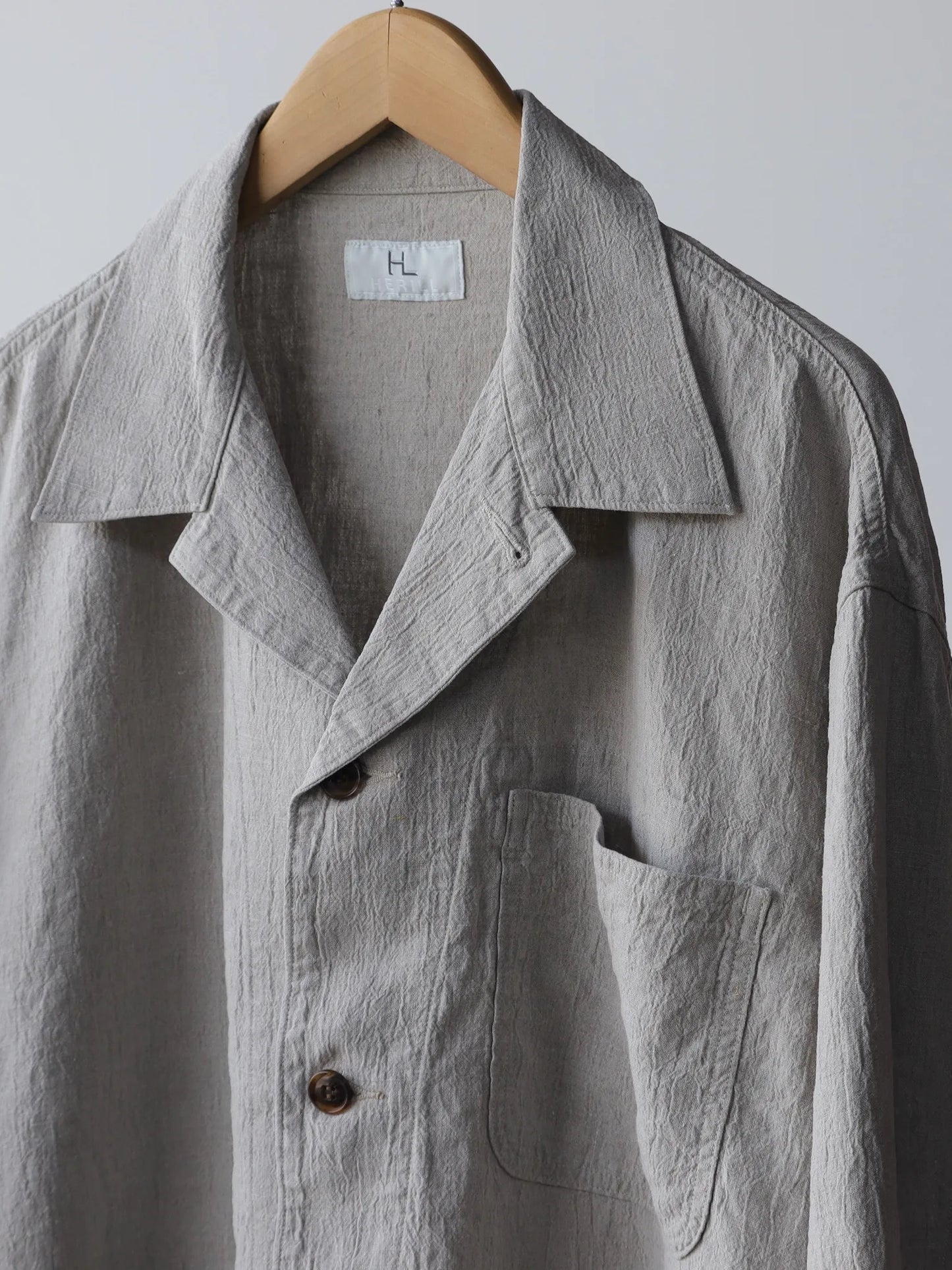 HERILL | Linen P41 CoverallJacket Natural
