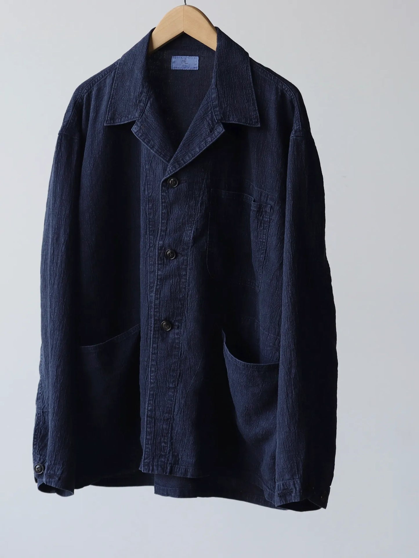 HERILL | Linen P41 CoverallJacket Navy