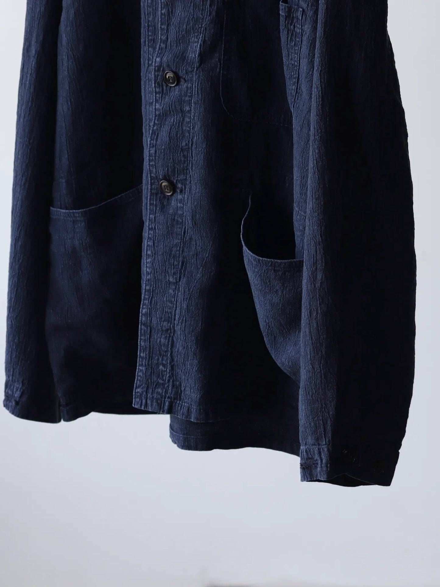 HERILL | Linen P41 CoverallJacket Navy