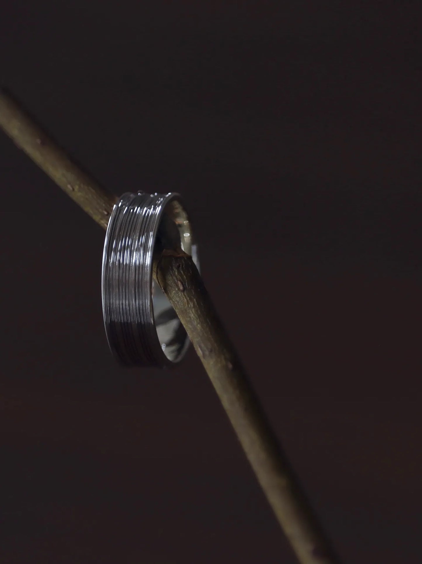 DAN TOMIMATSU | Spool Ring Long Halfwind SL925×PT900