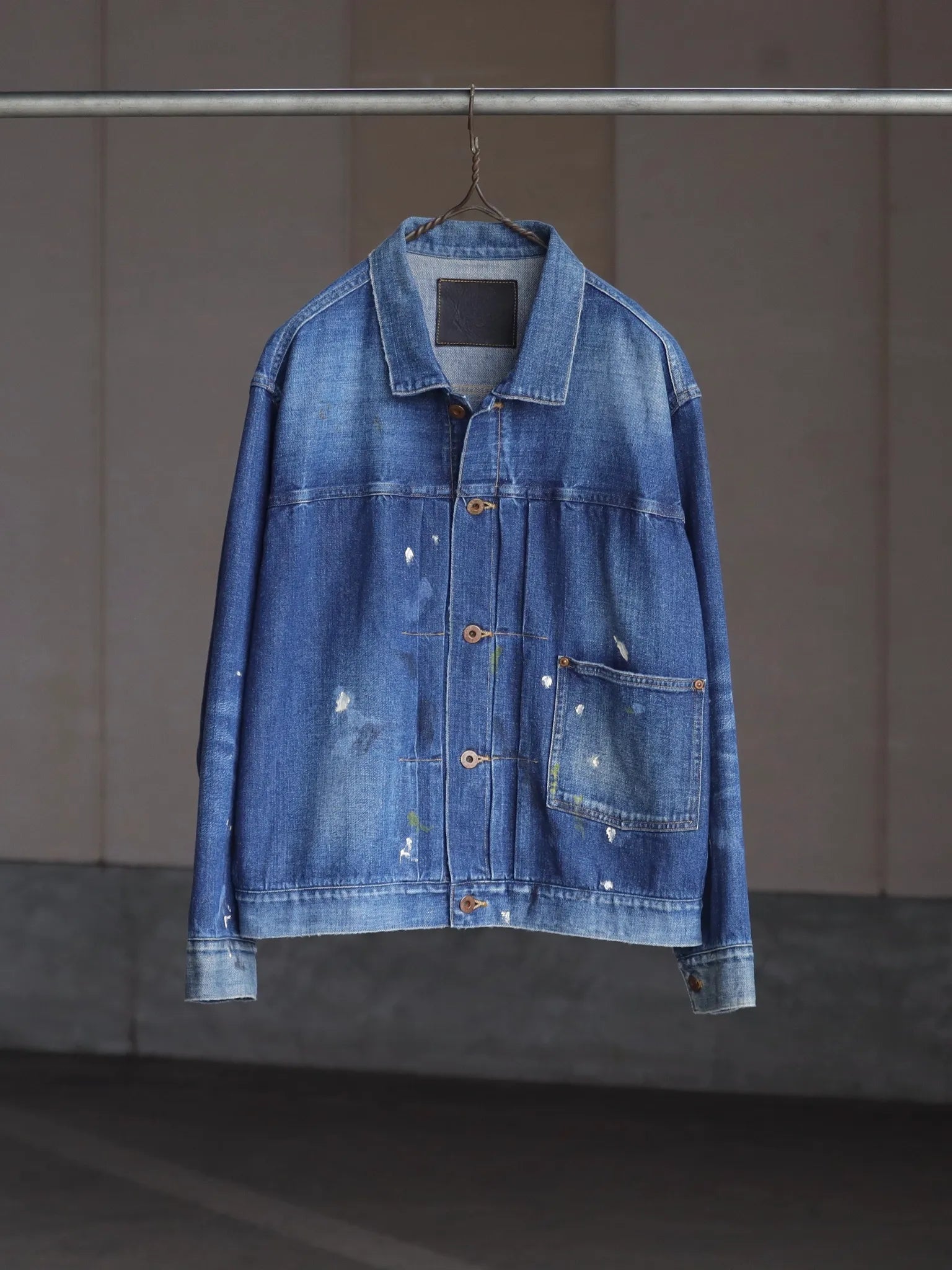 t-t-lot-703-dnim-jacket-c-1920s-dameged-indigo-paint-1