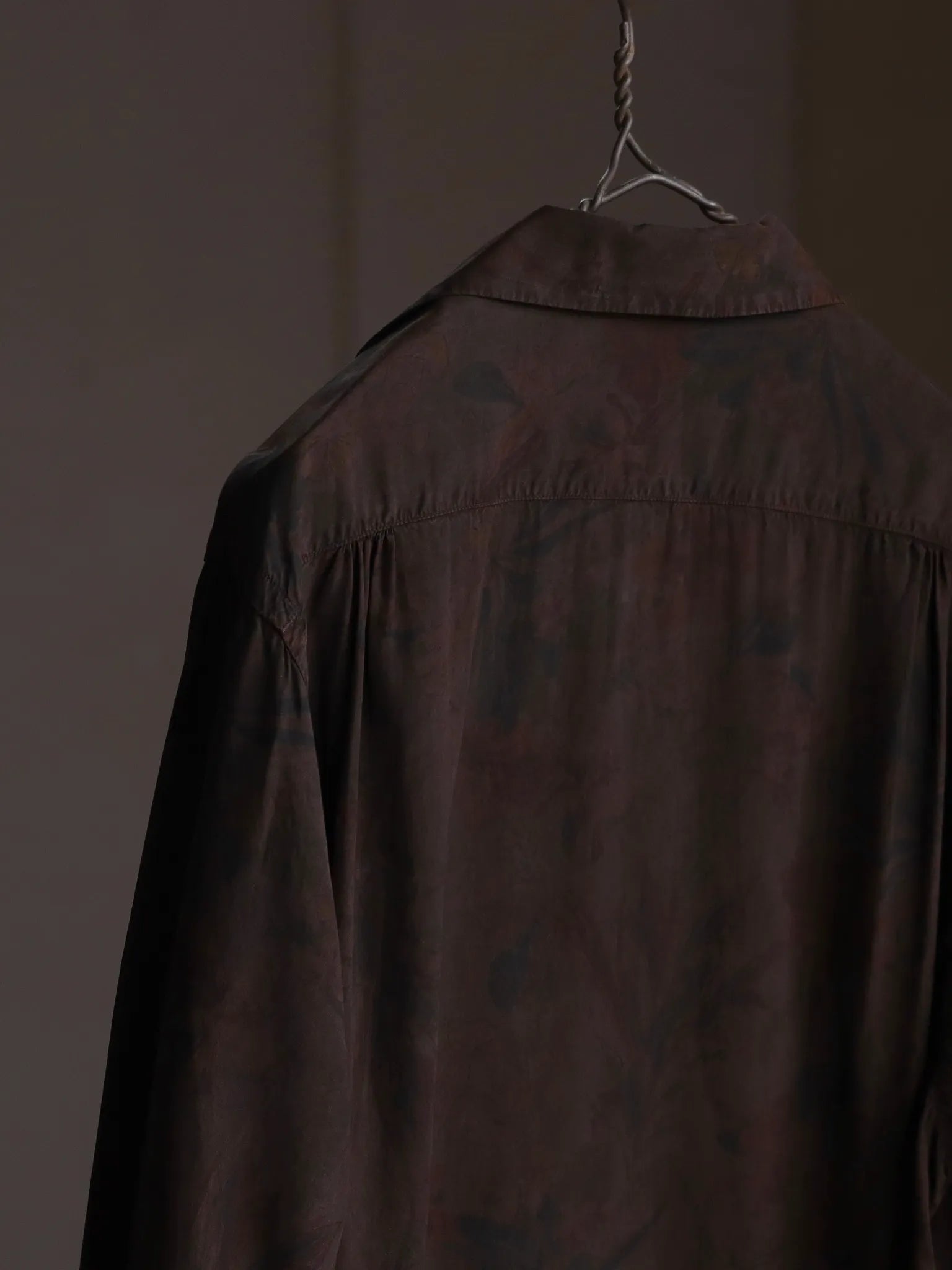 t-t-lot-101-open-collar-shirt-mud-dyed-brown-4