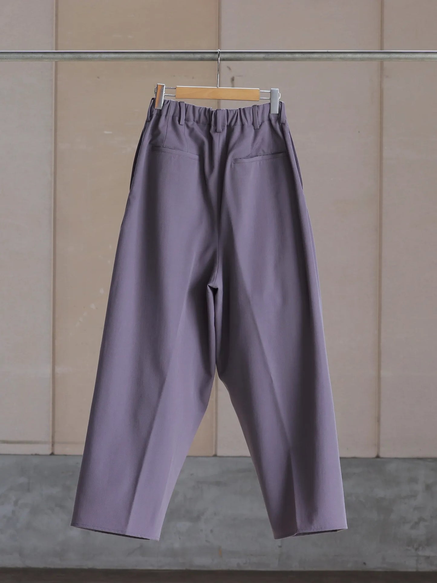 nonnotte | Draping Crotch Box Pleats Trousers Shark