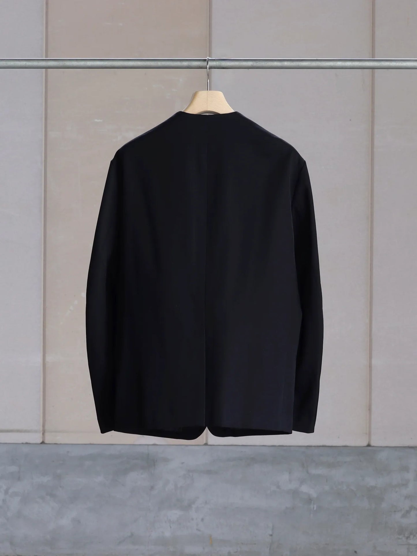 nonnotte | Draping No Collar N Jacket Black