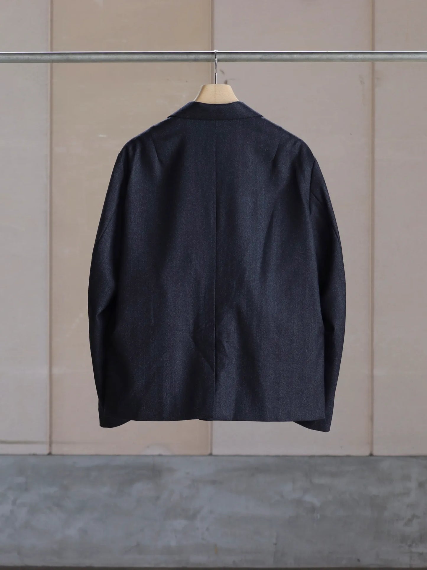 nonnotte | Draping Tailored Jacket Charcoal Top