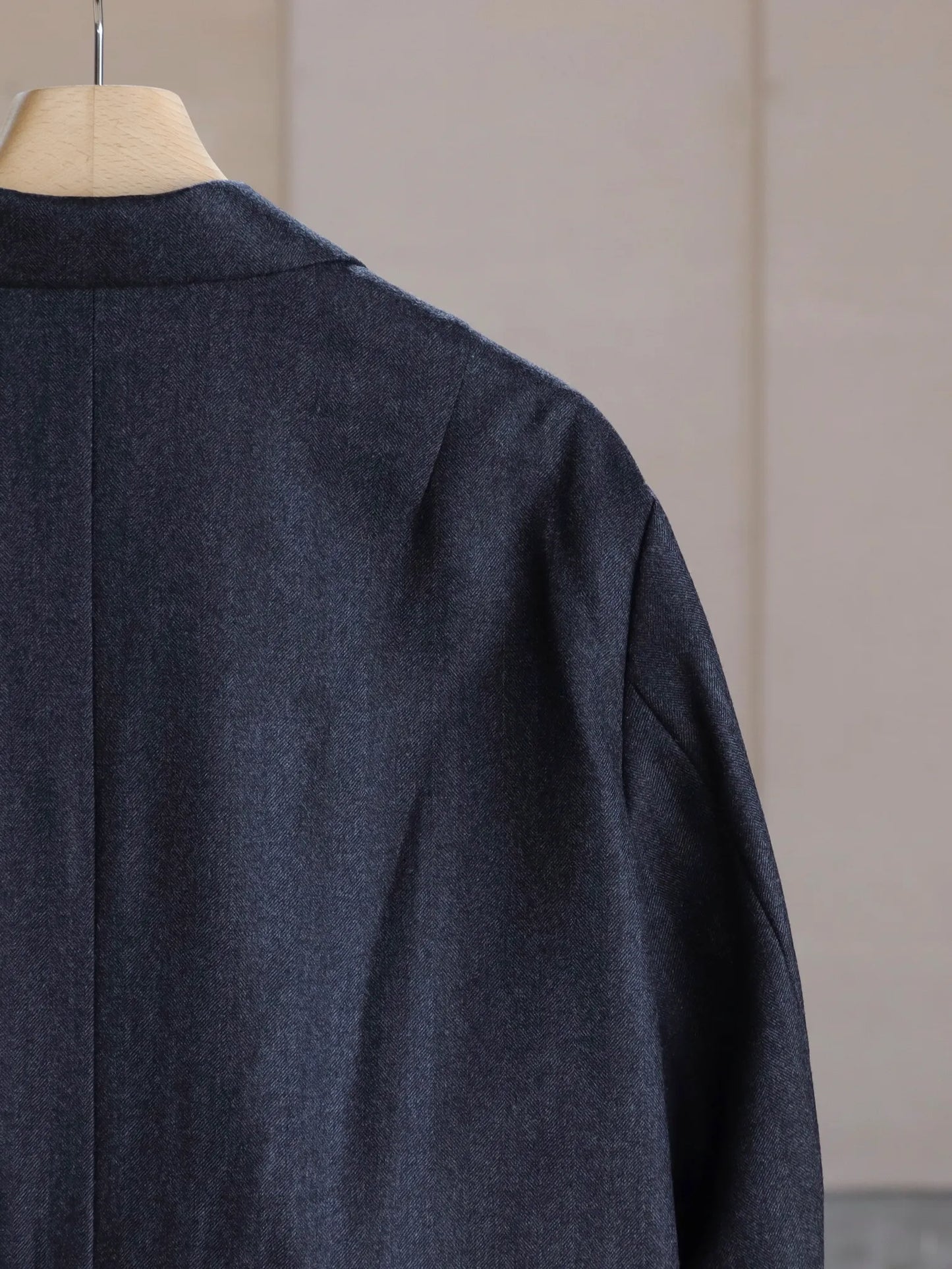 nonnotte | Draping Tailored Jacket Charcoal Top