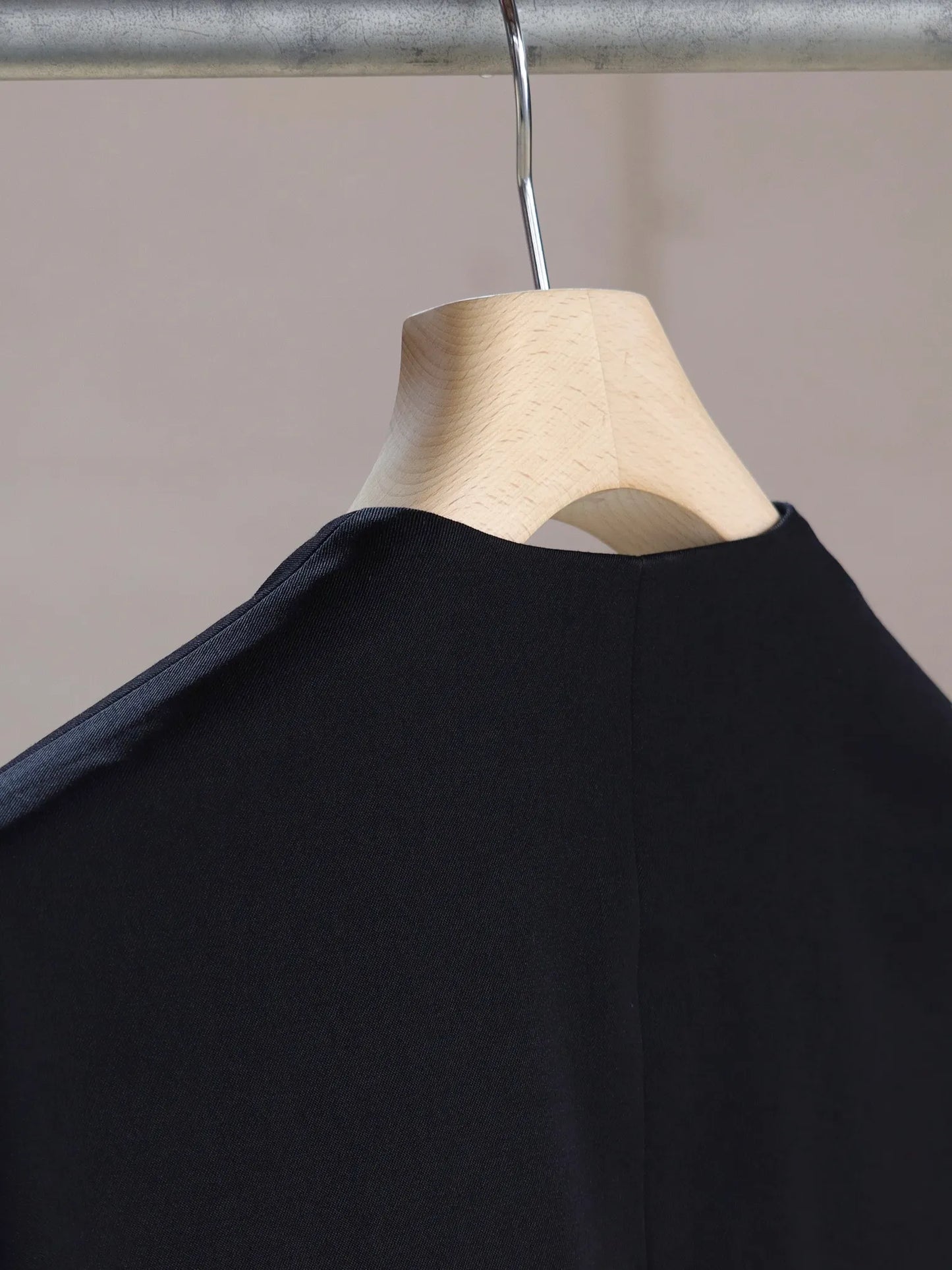 nonnotte | Draping No Collar N Jacket Black