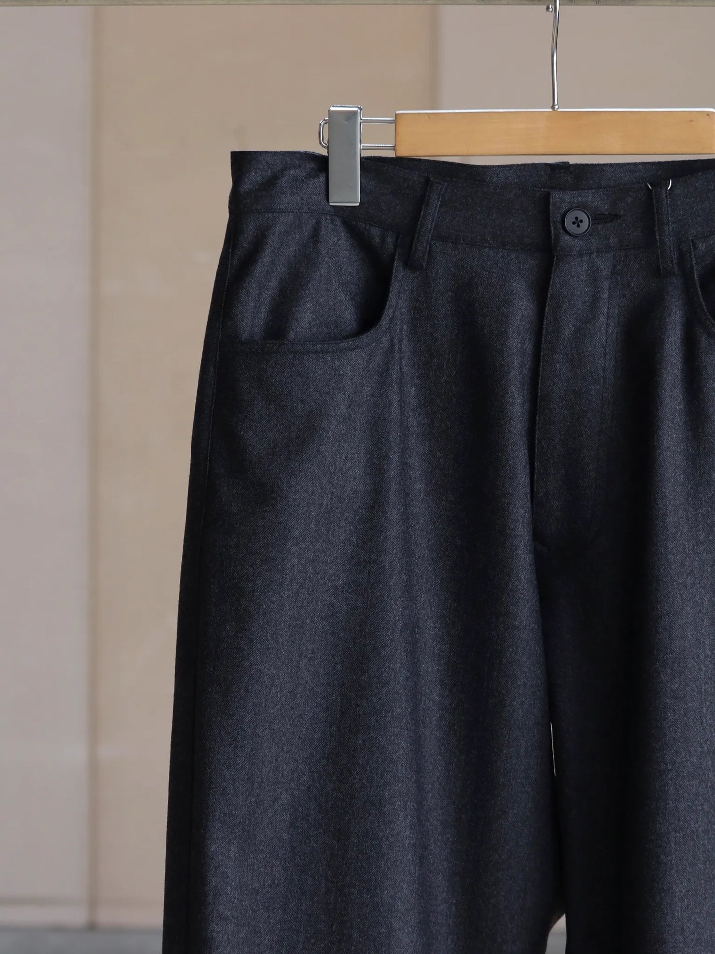 nonnotte | 5 Pockets Trousers Charcoal Top
