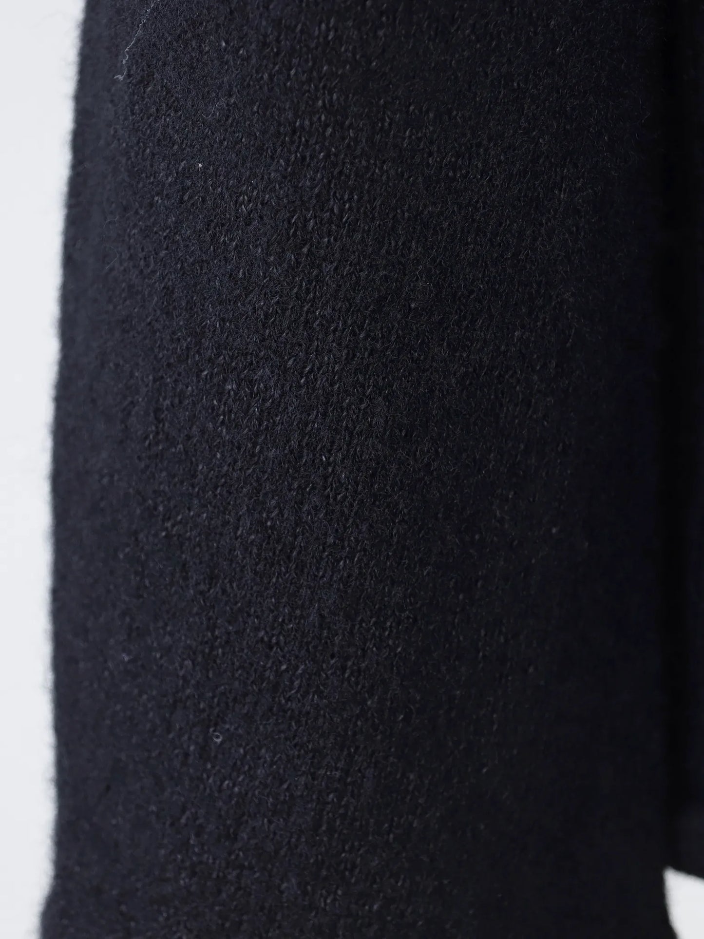 comoli-ウール和紙-ジップショートジャケット-black-5