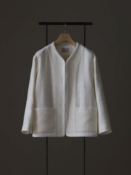 sarto-no-collar-jacket-0-white-1