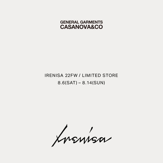 IRENISA "LIMITED STORE" - CASANOVA&CO