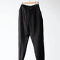 comoli-canapa-drawstring-pants-black-1