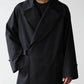 comoli-cotton-gabardine-tielocken-coat-black-2