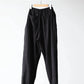 comoli-canapa-drawstring-pants-black-2