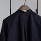 comoli-band-collar-shirts-navy-for-women-3