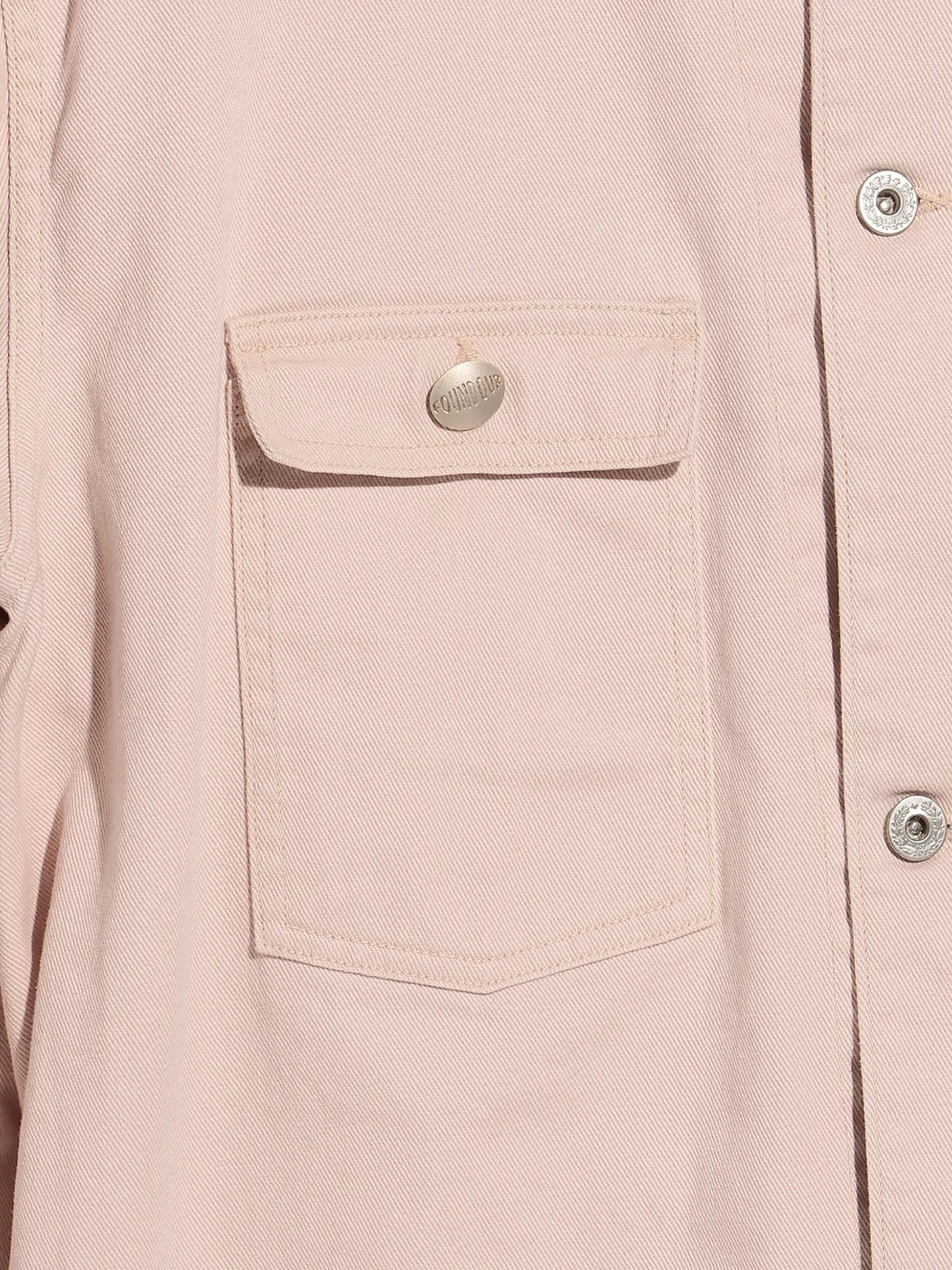 FOUNDOUR | COVERALL JACKET PINK BEIGE