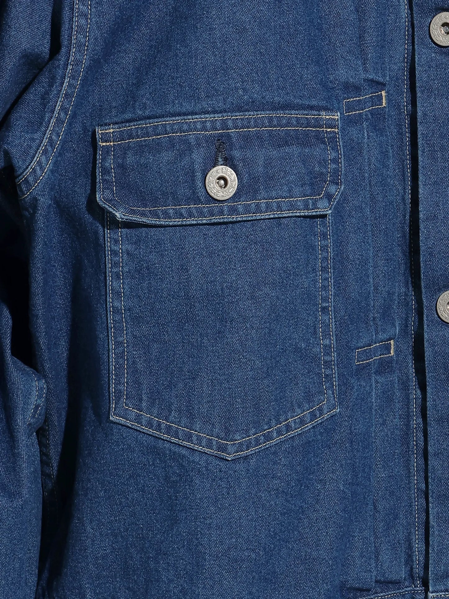 FOUNDOUR | DENIM TRACKER JACKET ONE WASH